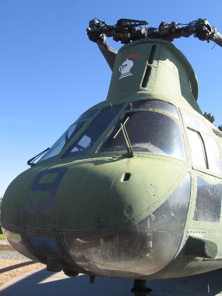 The nose of Lady Ace 09, which today is on display at the Flying Leatherneck Aviation Museum.