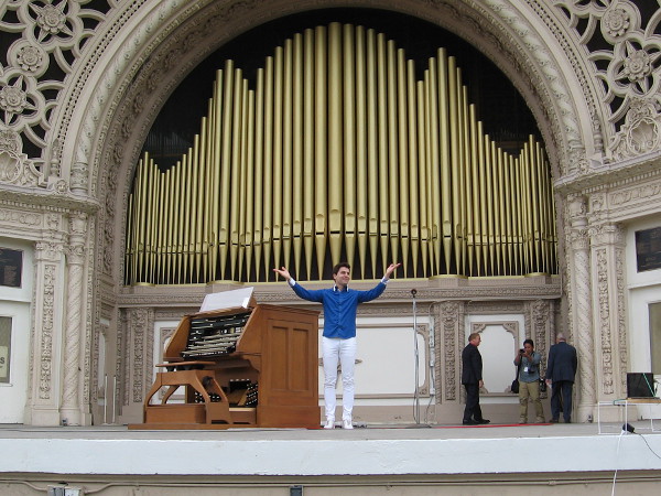 A sparkling debut concert is about to begin.