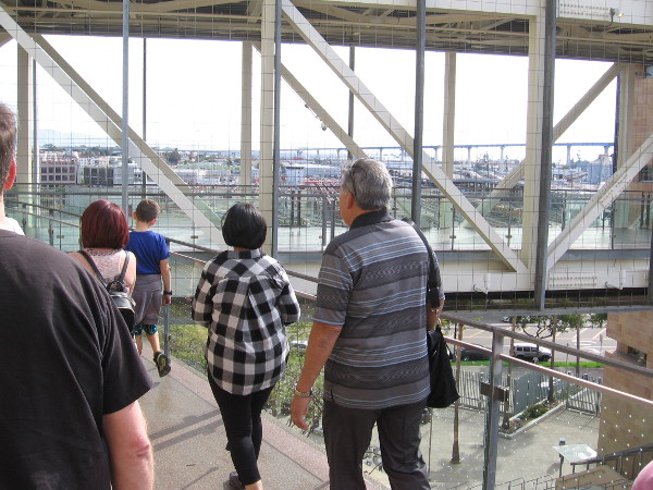 As we walk along, San Diego's South Bay comes into view.