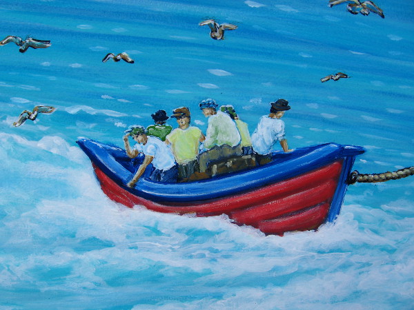 The history of tuna fishing in San Diego can be observed on a series of new murals in Little Italy!