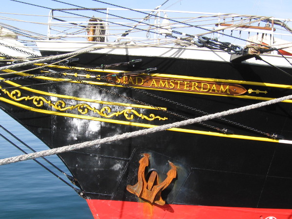 The profile, size and color scheme of Stad Amsterdam makes it appear a little bit like San Diego's own Star of India.