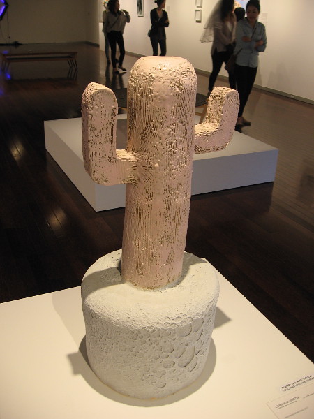 Pink Cactus Moon Rock, Corina Bilandzija, Student, Palomar College, 2017.