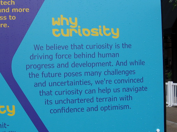 How is curiosity a driving force behind human progress and development.