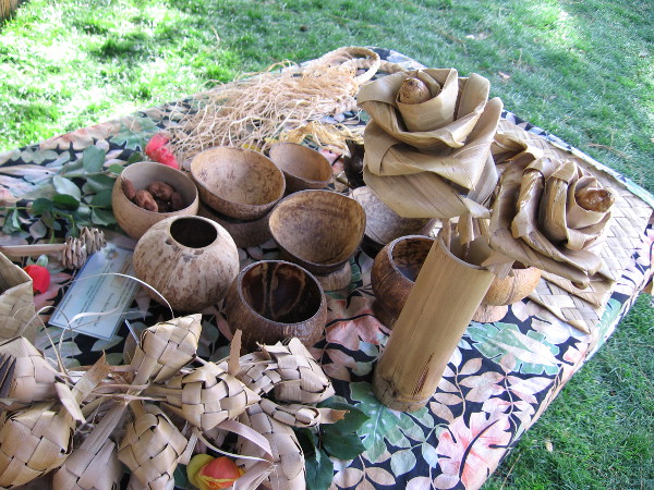 Many wonderful Chamorro arts and crafts displayed at the event.