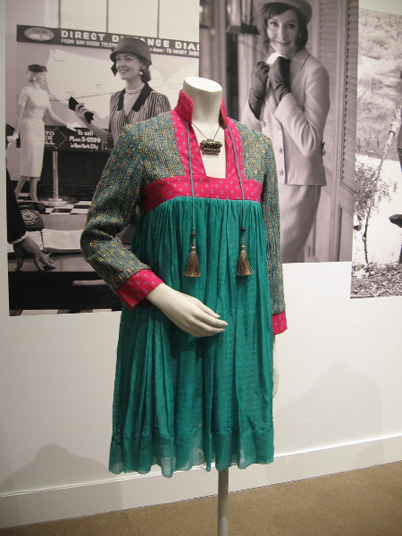 This garment reflects the mid-2000's, when the boho style reached its pinnacle. This dress was designed by student Zari Wabab.