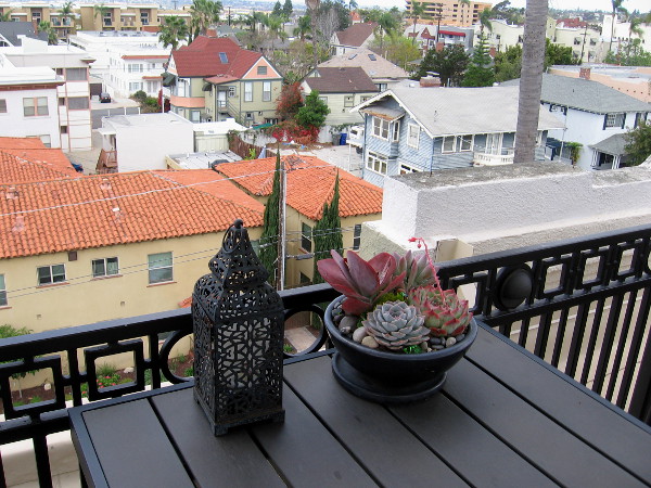 Looking down on the rooftops of Bankers Hill!