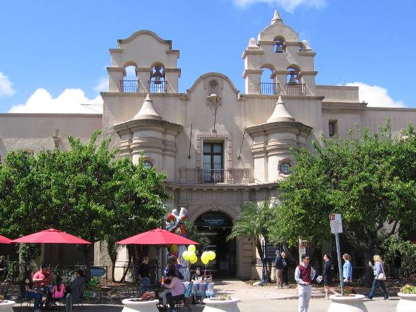 View of the House of Charm in Balboa Park, home of the Mingei International Museum.