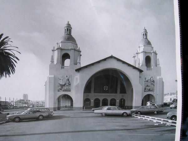 Here's the old parking lot.