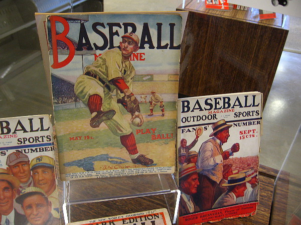 Some classic examples of Baseball Magazine, which was published from 1908 to 1957.