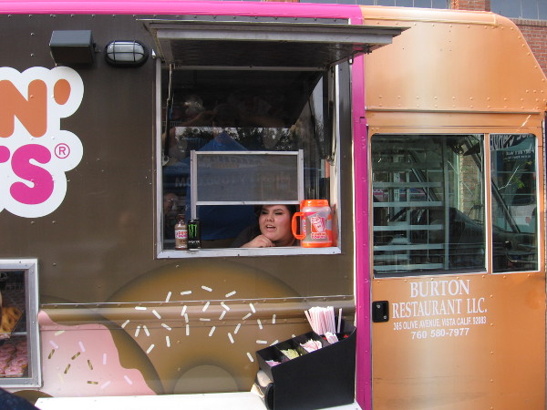 I was seriously tempted to grab a Dunkin' Donut!