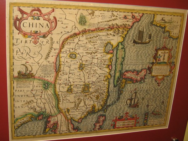 China, Japan and Korea, Jodocus Hondius, 1606. Copperplate engraving from the Mercator Atlas.