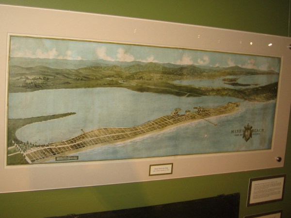 Mission Beach, San Diego, 1915. Map of the projected development of Mission Beach.