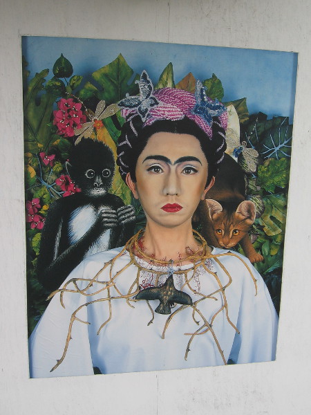 An Inner Dialogue with Frida Kahlo (Collar of Thorns), Yasumasa Morimura, 2001.