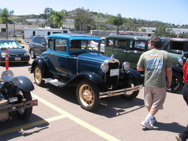 Lots of vintage cars were also on display. The San Diego Model A Club was well represented.