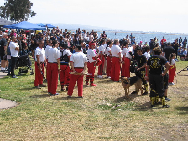 As I returned to the stage, students from the Cardenas School of Modern Arnis had assembled.