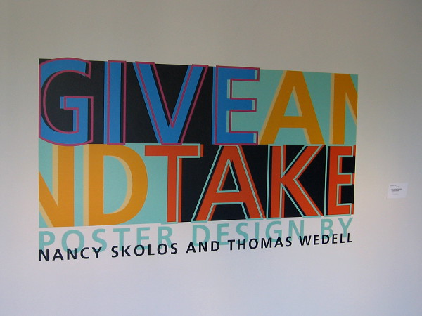 Give-and-Take: Poster Design by Nancy Skolds and Thomas Wedell.