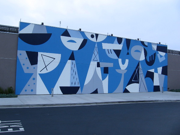 A fun, dynamic work of public art by renowned San Diego artist Rafael Lopez.