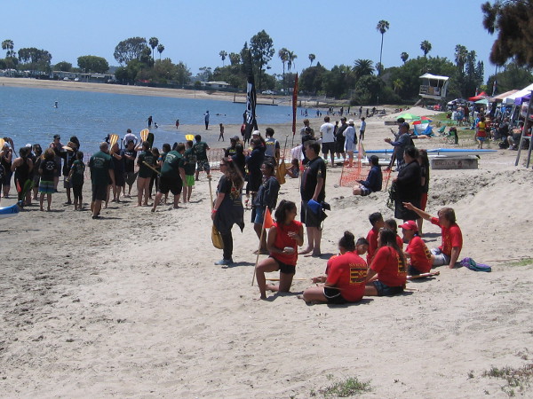 Many youth would participate out on the water.
