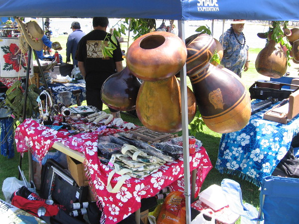 Lots of crafts and colorful clothing could be found at Shaka Fest.