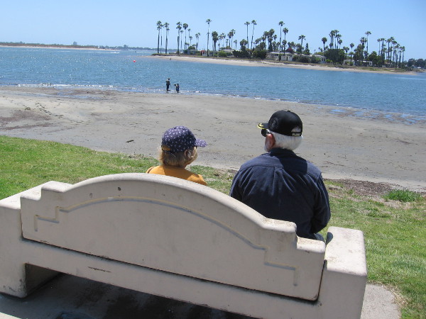 Enjoying another day of San Diego sunshine.