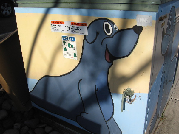 Another side, and another happy sea lion!