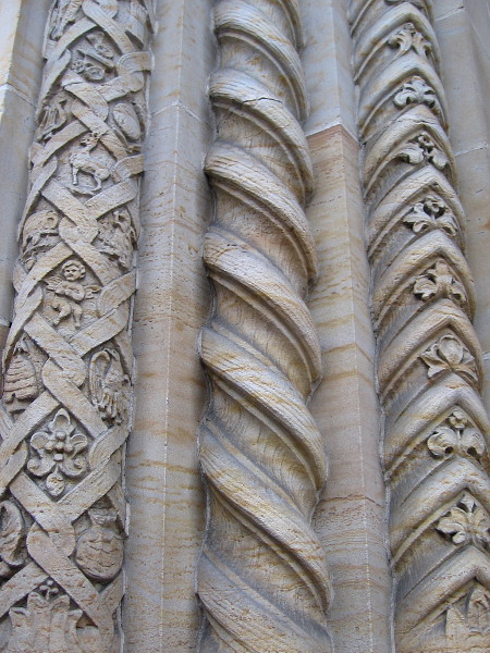 Ornamental detail at entrance to the elegant 1928 San Diego Trust and Savings Bank Building, now home to Courtyard by Marriott San Diego Downtown.