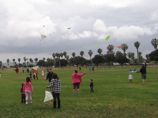 Any day blessed with a breath of wind, even a cloudy one, is a perfect day to go fly a kite!