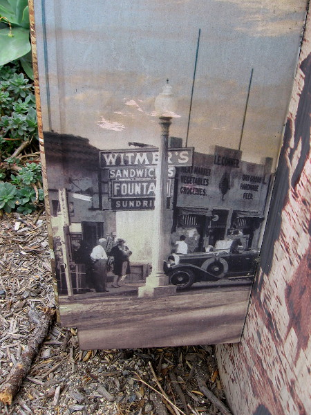 Early photo of Solana Beach, which was developed by Ed Fletcher as a commercial center for nearby Rancho Santa Fe and Del Mar.