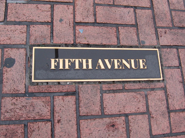 Fifth Avenue south of Broadway is the hub of San Diego's popular Gaslamp Quarter.