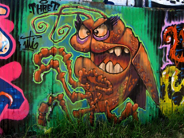 That looks like one mean cockroach!