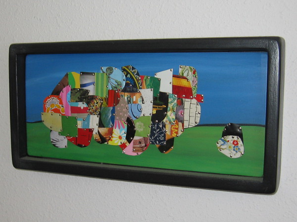 I was told this abstract piece represents that brave person who stood in front of the tanks at Tiananmen Square.