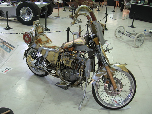 Loki, a custom 1981 Harley Davidson Ironhead Sportster, by metal artisan Marko Djoric.