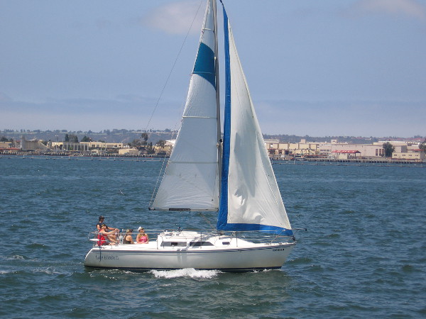 And so does a sailboat.