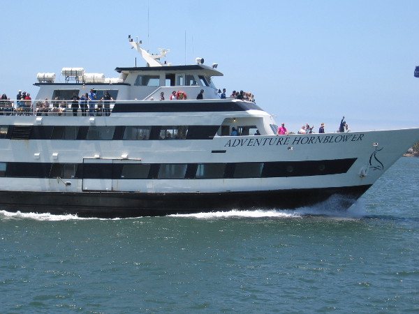 Out on a harbor cruise.