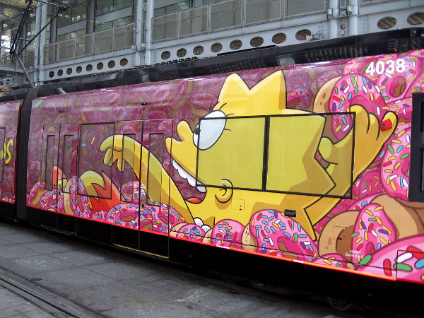 Lisa Simpson swims in sweetness.