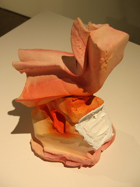 Rhubarb Moon, 2018, by artist John Oliver Lewis. Porcelain, acrylic.