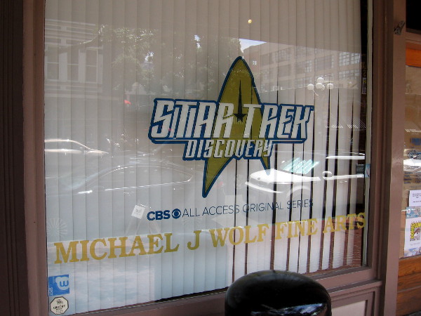 A new Star Trek Discovery Mirror Universe Exhibit will be inside the Michael J Wolf Fine Arts gallery in the Gaslamp.