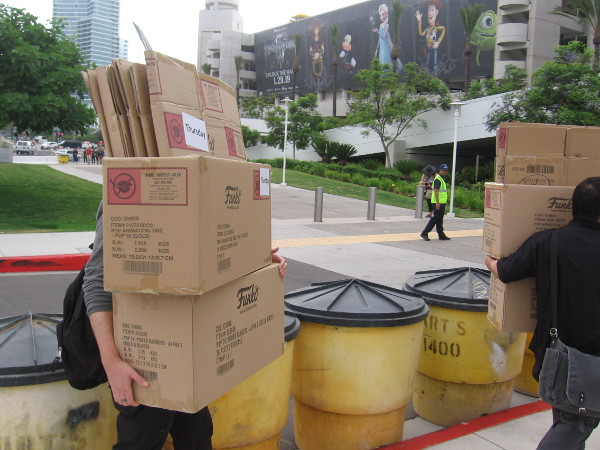 Here come boxes and boxes of Funko Pops!