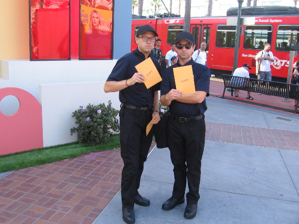 These guys handed me a Top Secret envelope. Inside were instructions to head over to the Jack Ryan Experience for a mission.