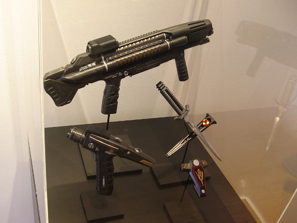 Terran Empire Phaser Rifle, Terran Empire Hand Phaser, Terran Empire Daggers, Terran Empire Hand Agonizer.