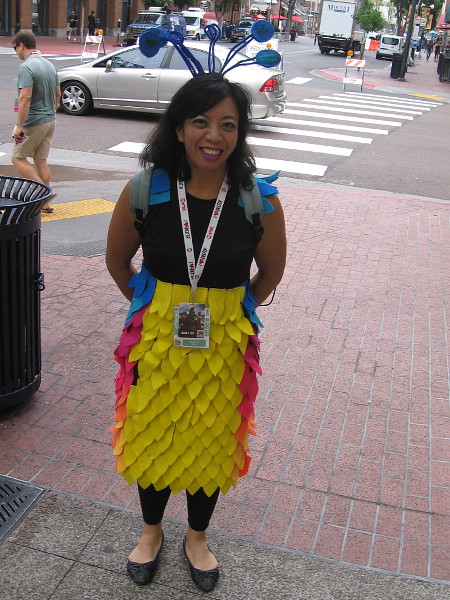 Cosplay of Kevin from Up!