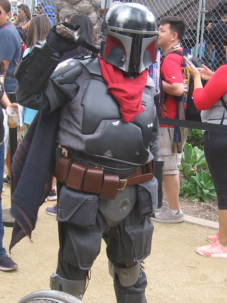 Boba Fett cosplay.