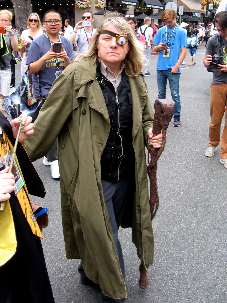 Alastor "Mad-Eye" Moody cosplay.