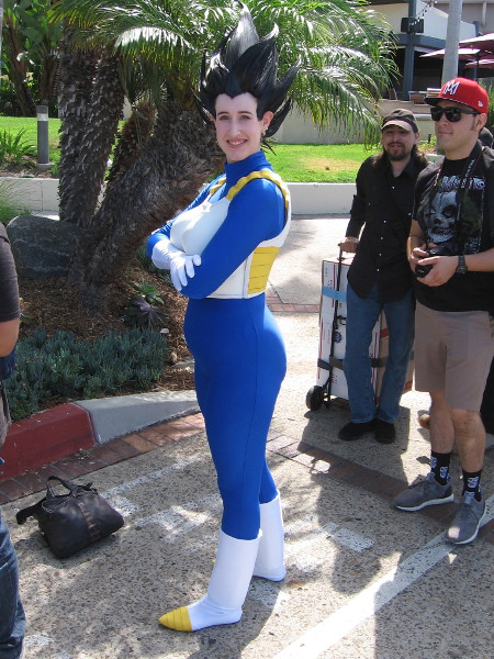 Vegeta cosplay.