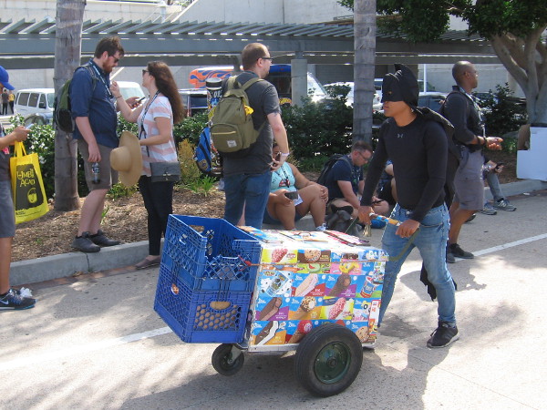 That's my kind of superhero. One who brings ice cream! Who needs a utility belt?