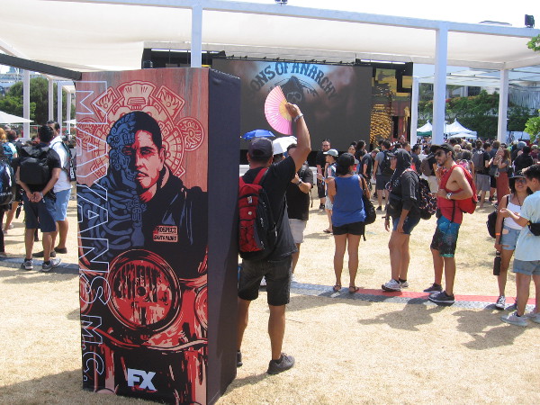 A look at the FXhibition area near the Hilton Bayfront, behind the San Diego Convention Center.