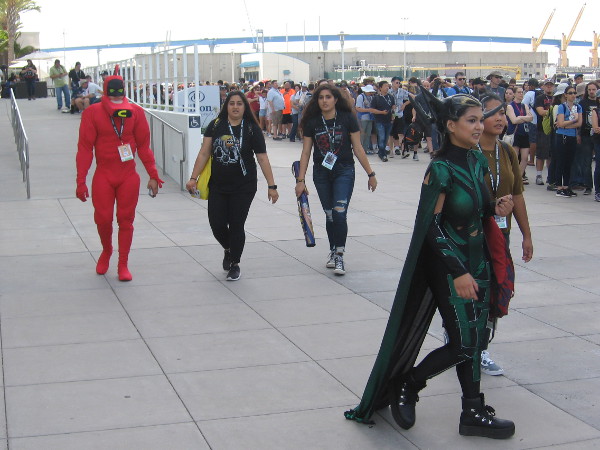 She must have waved her magic wand, because there's wonderful cosplay all over the place!