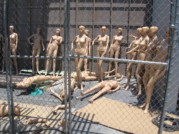 These mannequins will be part of Hulu's surprising Castle Rock experience!