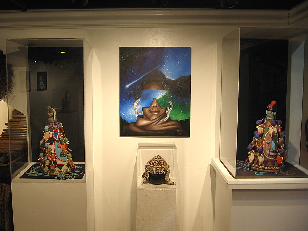 Cool artwork on display at the Worldbeat Cultural Center in Balboa Park.