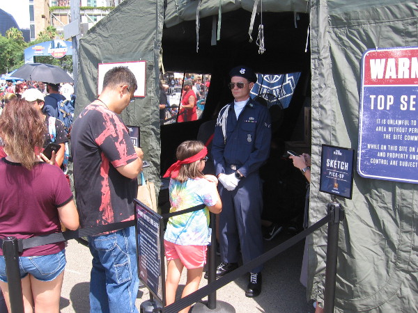 Project Blue Book had a Top Secret tent but with my sketchy background, I don't have clearance, so I averted my eyes.